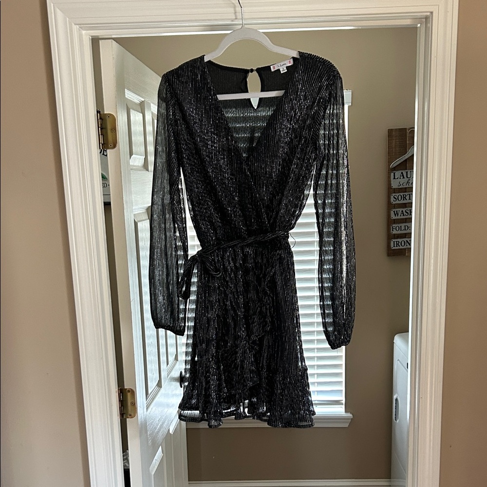 Black and Silver Dress